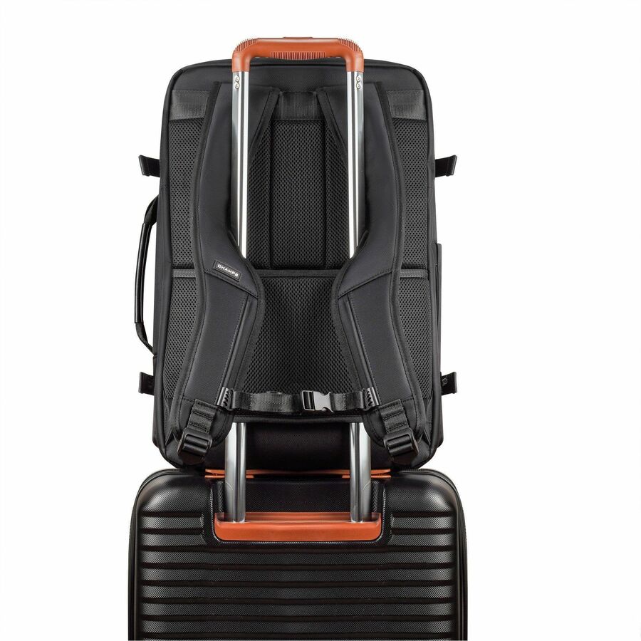 Alternate-Image5 Image for Champs Onyx Carrying Case Rugged (Backpack) for 11" to 17" Travel - Black