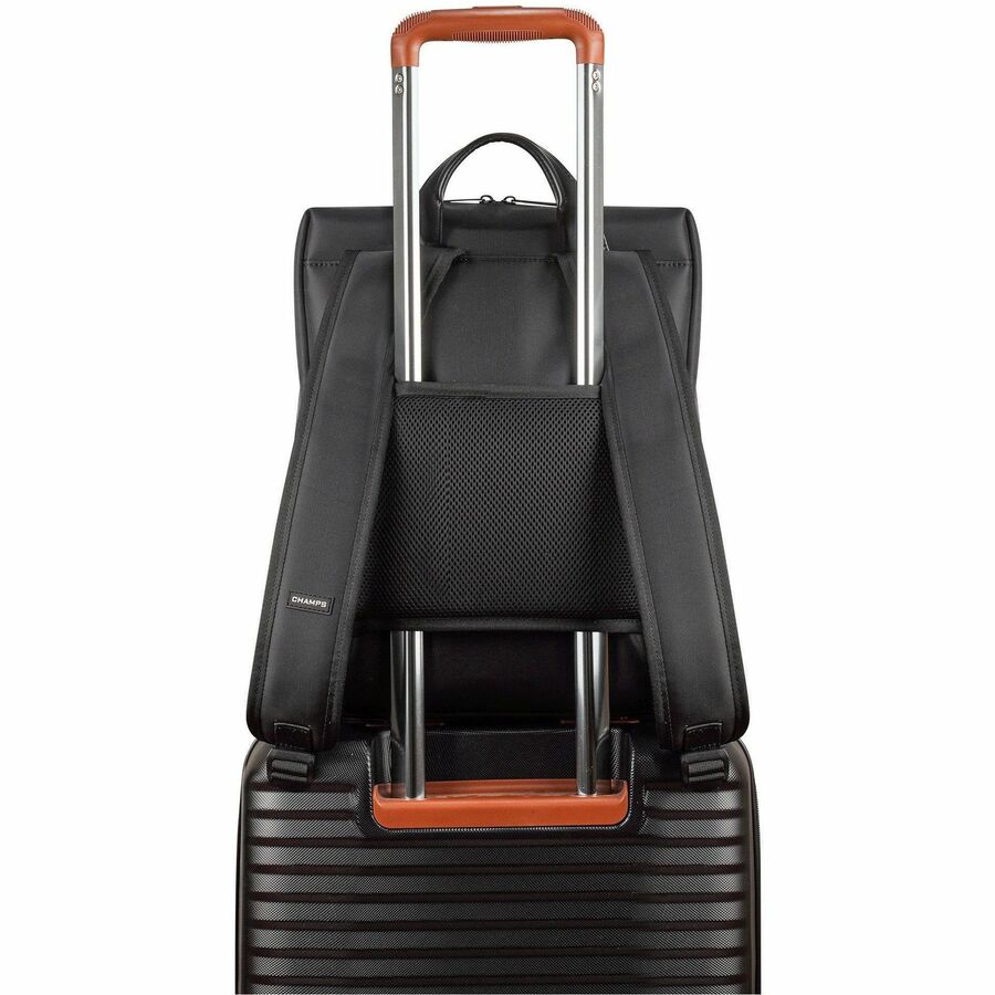 Alternate-Image4 Image for Champs Onyx Carrying Case (Backpack) for 11" to 15.6" Notebook - Black