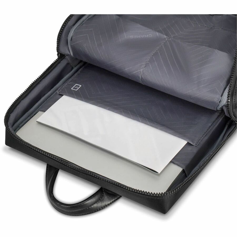 Alternate-Image3 Image for Champs Onyx Carrying Case (Backpack) for 11" to 15.6" Notebook - Black
