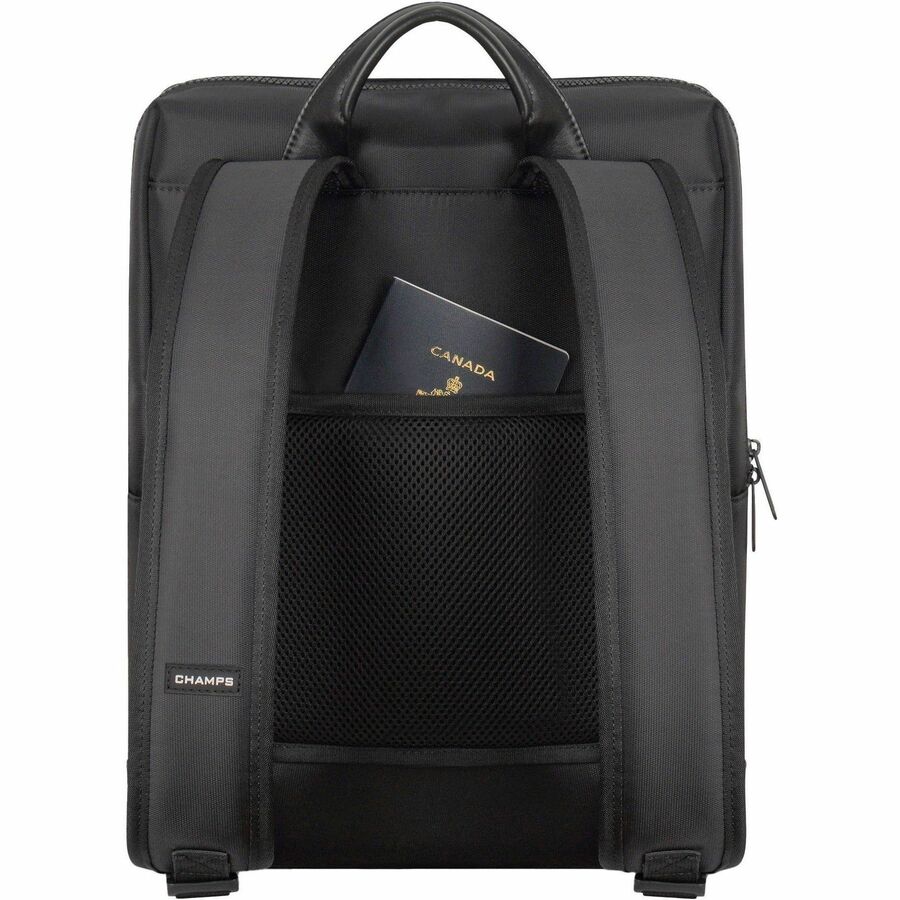 Rear Image for Champs Onyx Carrying Case (Backpack) for 11" to 15.6" Notebook - Black