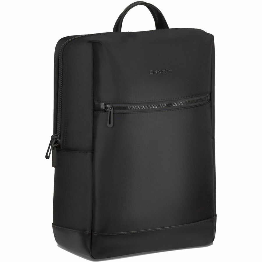 Alternate-Image1 Image for Champs Onyx Carrying Case (Backpack) for 11" to 15.6" Notebook - Black