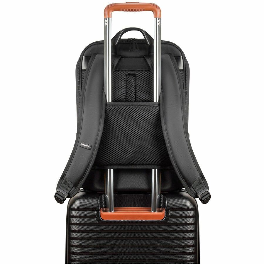 Alternate-Image5 Image for Champs Onyx Carrying Case (Backpack) for 11" to 15.6" Notebook - Black