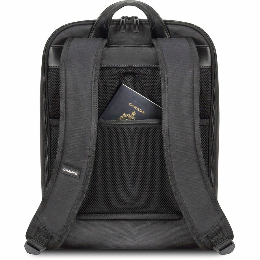 Rear Image for Champs Onyx Carrying Case (Backpack) for 11" to 15.6" Notebook - Black