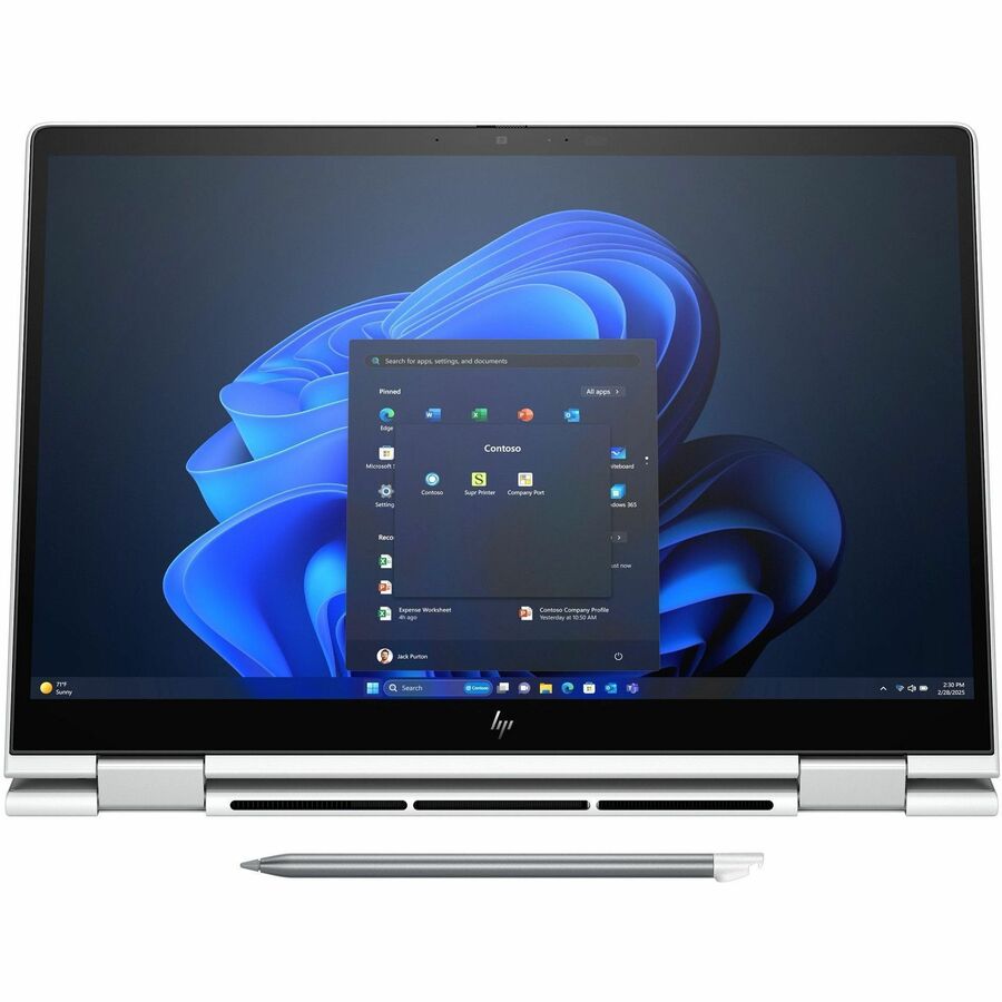 Alternate-Image8 Image for HP EliteBook 8 Flip G1i 13.3" Touchscreen Convertible 2 in 1 Notebook - WUXGA - 60 Hz - Intel Core Ultra 5 235U - vPro Technology - 32 GB - 512 GB SSD - English Keyboard - Glacier Silver