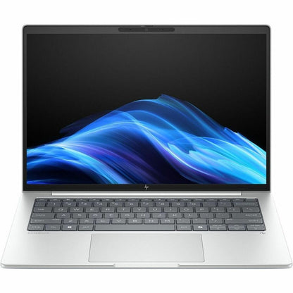 Front Image for HP EliteBook 8 G1i 14" Touchscreen Notebook - WUXGA - 60 Hz - Intel Core Ultra 7 268V - vPro Technology - 32 GB - 512 GB SSD - English Keyboard - Glacier Silver Aluminum