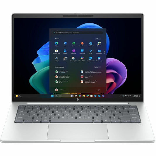 Main Image for HP EliteBook 8 G1i 14" Touchscreen Notebook - WUXGA - 60 Hz - Intel Core Ultra 5 238V - vPro Technology - 32 GB - 512 GB SSD - English Keyboard - Glacier Silver Aluminum