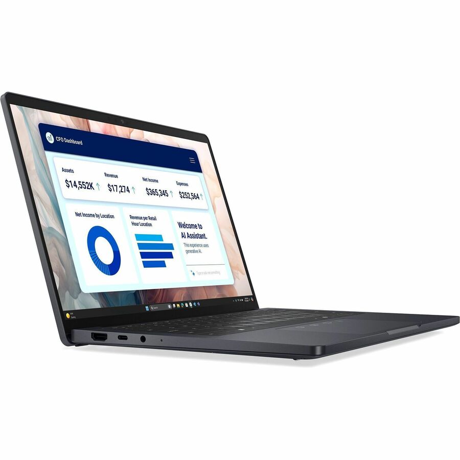 Alternate-Image1 Image for Dell Pro 13 Premium PA13250 13.3" Copilot+ PC Notebook - Full HD Plus - 60 Hz - Intel Core Ultra 7 266V - vPro Technology - 16 GB - 512 GB SSD - English (US) Keyboard - Magnetite
