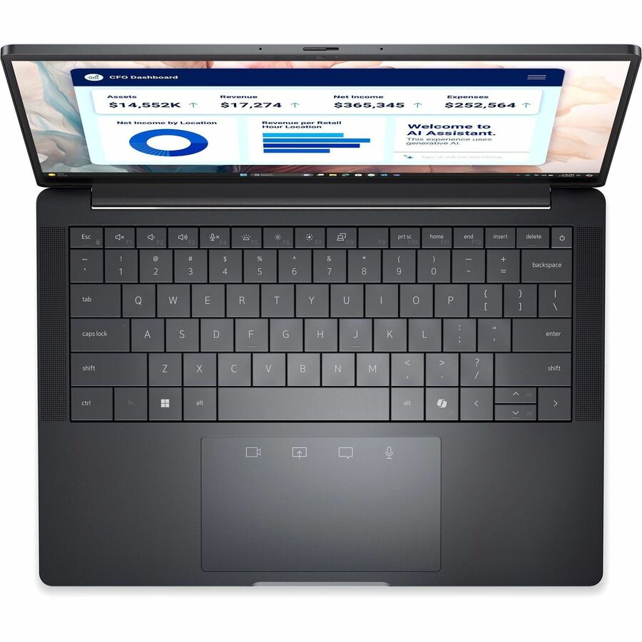 Alternate-Image3 Image for Dell Pro 13 Premium PA13250 13.3" Copilot+ PC Notebook - Full HD Plus - 60 Hz - Intel Core Ultra 7 266V - vPro Technology - 16 GB - 512 GB SSD - English (US) Keyboard - Magnetite