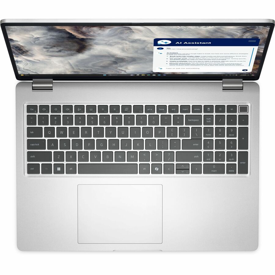Alternate-Image2 Image for Dell Pro 16 Plus PB16250 16" Touchscreen Copilot+ PC Notebook - Full HD Plus - 60 Hz - Intel Core Ultra 7 266V - vPro Technology - 16 GB - 512 GB SSD - English (US) Keyboard - Silver