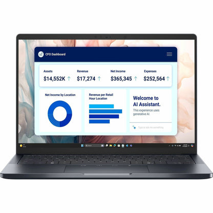 Main Image for Dell Pro 14 Premium PA14250 14" Copilot+ PC Notebook - Full HD Plus - 60 Hz - Intel Core Ultra 5 236V - vPro Technology - 16 GB - 512 GB SSD - English (US) Keyboard - Magnetite