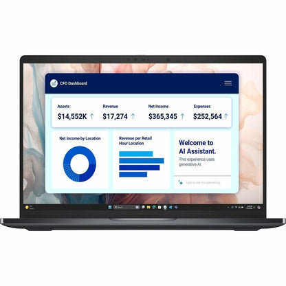 Alternate-Image3 Image for Dell Pro 14 Premium PA14250 14" Copilot+ PC Notebook - Full HD Plus - 60 Hz - Intel Core Ultra 7 266V - vPro Technology - 16 GB - 512 GB SSD - English (US) Keyboard - Magnetite