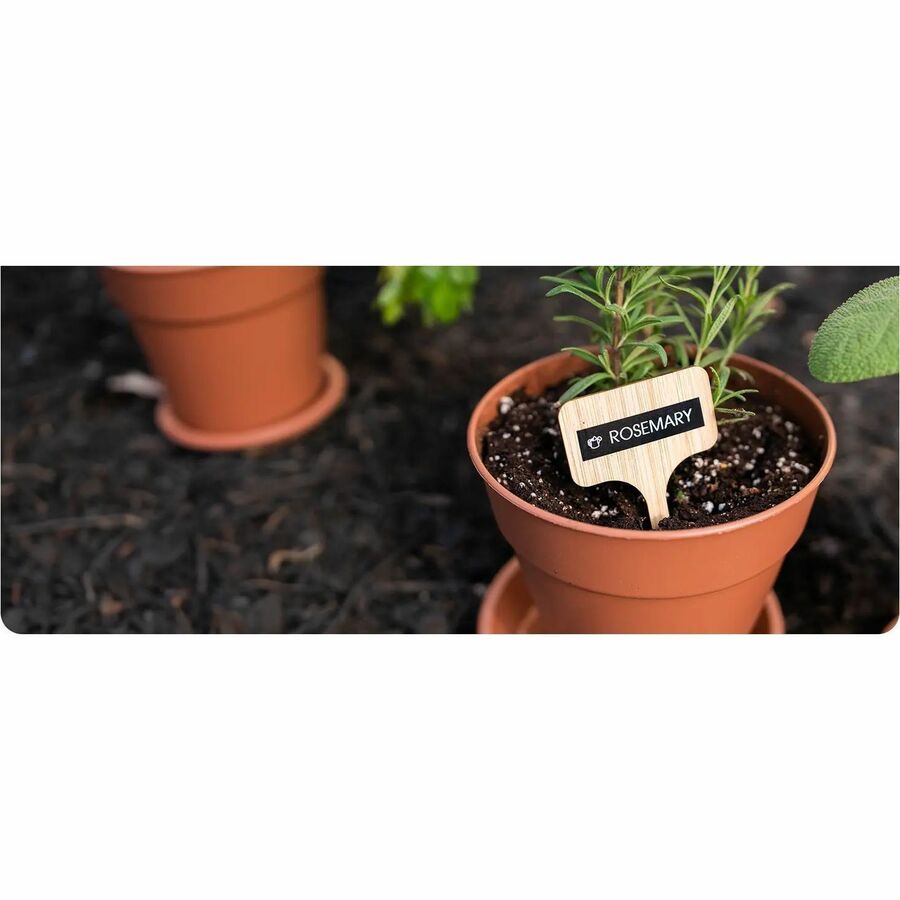 Alternate-Image2 Image for Brother Genuine P-touch TZe252 RD on WHT Label Tape, Laminated, 24mmX8m