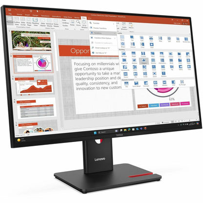 Main Image for Lenovo ThinkVision T27-40 27" Class Full HD LED Monitor - 16:9 - Eclipse Black