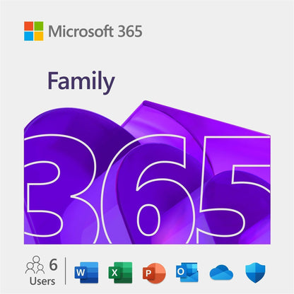 Main Image for Microsoft 365 Family - Subscription - 30 Device, 6 User - 1 Year