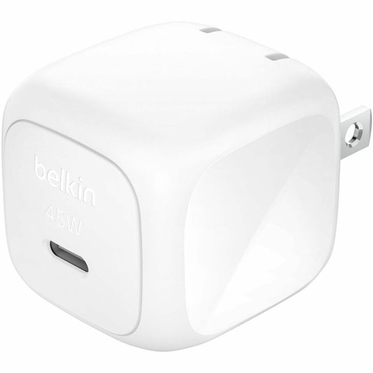 Main Image for Belkin 45W Portable USB-C Wall Charger - 1xUSB-C (45W) - Fast Charge - Power Adapter - White