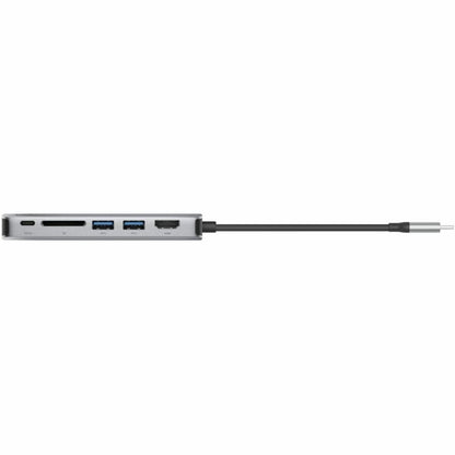 Alternate-Image4 Image for Belkin 6-Port USB-C Hub - USB-C to 2xUSB-A, 1xUSB-C, 1xEthernet, 1x8K HDMI, 1xSD Reader - Docking Station - Grey