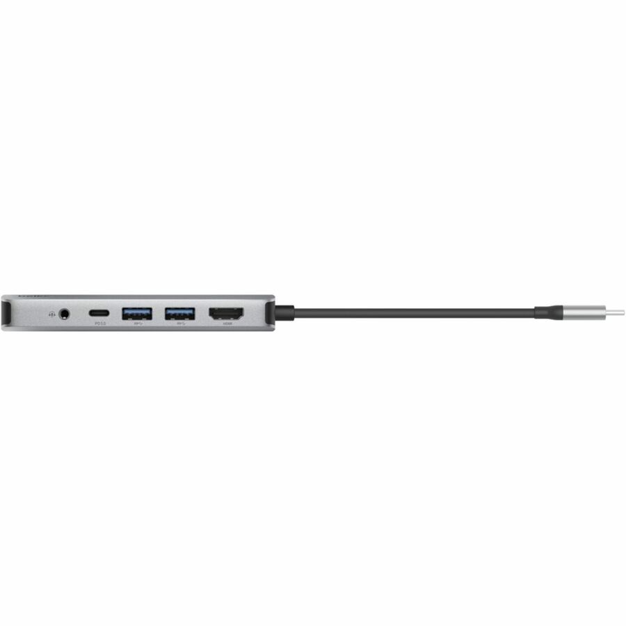 Alternate-Image10 Image for Belkin 7-Port USB-C Hub - USB-C to 2xUSB-A, 1xUSB-C, 1x4K HDMI, 1xSD Reader, 1xMicroSD Reader, 1x3.5mm Audio - Grey