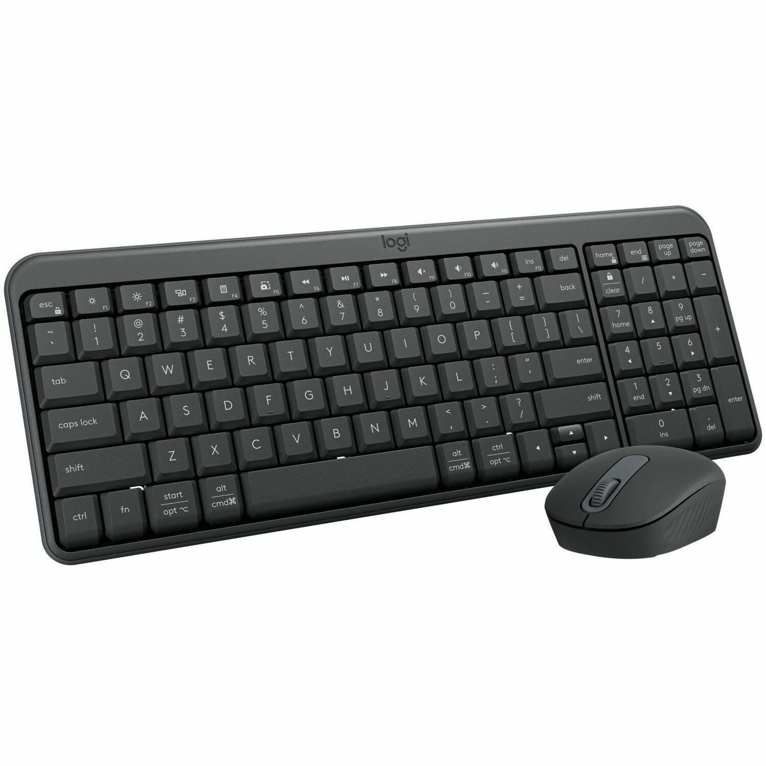 Main Image for Logitech MK250 Bluetooth Wireless Mouse and Keyboard Combo: Fast & Easy Connectivity, Compact Wireless Keyboard, Ambidextrous Mouse (Graphite)