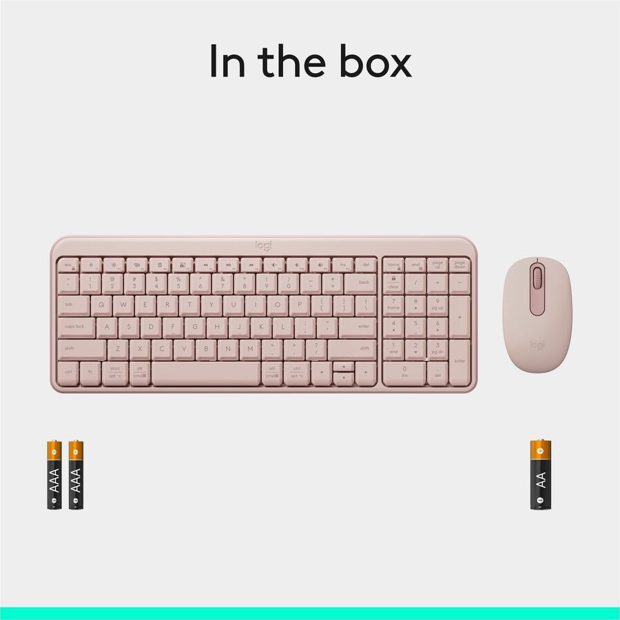 Alternate-Image8 Image for Logitech MK250 Bluetooth Wireless Mouse and Keyboard Combo: Fast & Easy Connectivity, Compact Wireless Keyboard, Ambidextrous Mouse (Graphite)
