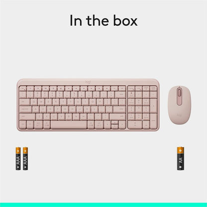 Alternate-Image8 Image for Logitech MK250 Bluetooth Wireless Mouse and Keyboard Combo: Fast & Easy Connectivity, Compact Wireless Keyboard, Ambidextrous Mouse (Graphite)
