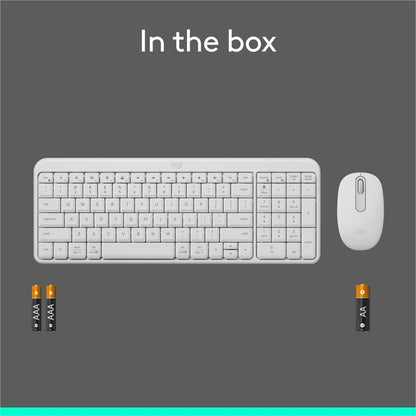 Alternate-Image8 Image for Logitech MK250 Bluetooth Wireless Mouse and Keyboard Combo: Fast & Easy Connectivity, Compact Wireless Keyboard, Ambidextrous Mouse (Graphite)