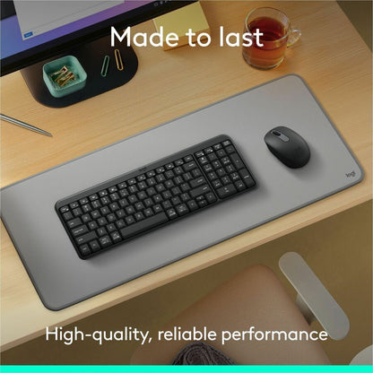 Alternate-Image2 Image for Logitech K250 Bluetooth Keyboard with Numpad, Easy Connectivity, Compact Wireless Keyboard made with Recycled Plastic, Spill-Resistant, comfortable Keys (Graphite)