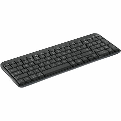 Right Image for Logitech K250 Bluetooth Keyboard with Numpad, Easy Connectivity, Compact Wireless Keyboard made with Recycled Plastic, Spill-Resistant, comfortable Keys (Graphite)