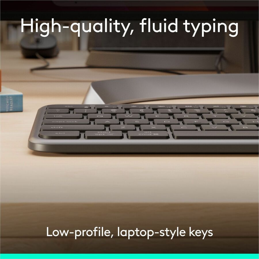 Alternate-Image2 Image for Logitech Signature Slim Wired Combo MK625 for Business, Optical Wired Mouse, Full-Size Keyboard, Plug-and-Play, Graphite