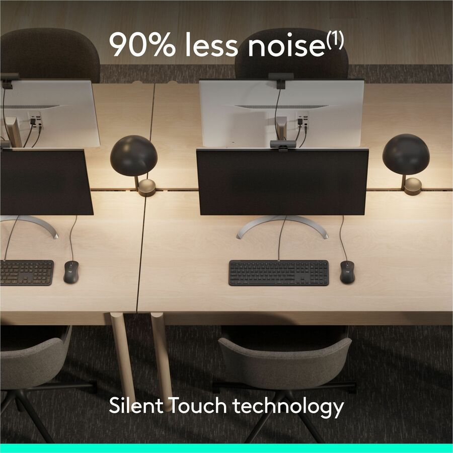 Alternate-Image3 Image for Logitech Signature Wired M520 Large for Business, Optical Wired Mouse, USB-C Plug-and-Play, Graphite