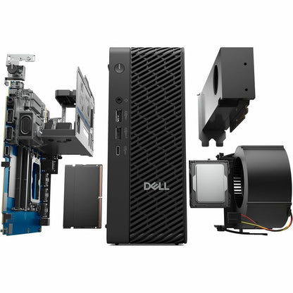 Alternate-Image1 Image for Dell Pro Max FCM2250 Desktop Computer - Intel Core Ultra 5 235 - 16 GB - 512 GB SSD - Micro PC - Black
