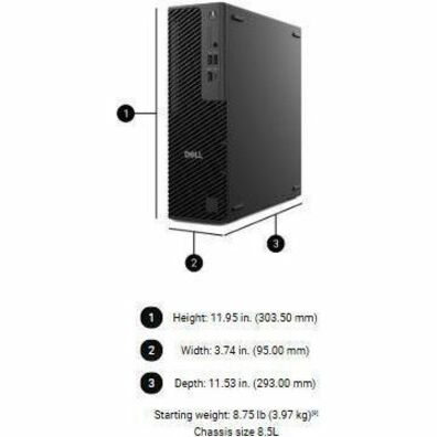 Alternate-Image6 Image for Dell Pro Max FCS1250 Desktop Computer - Intel Core Ultra 5 235 - 16 GB - 512 GB SSD - Slim PC - Black