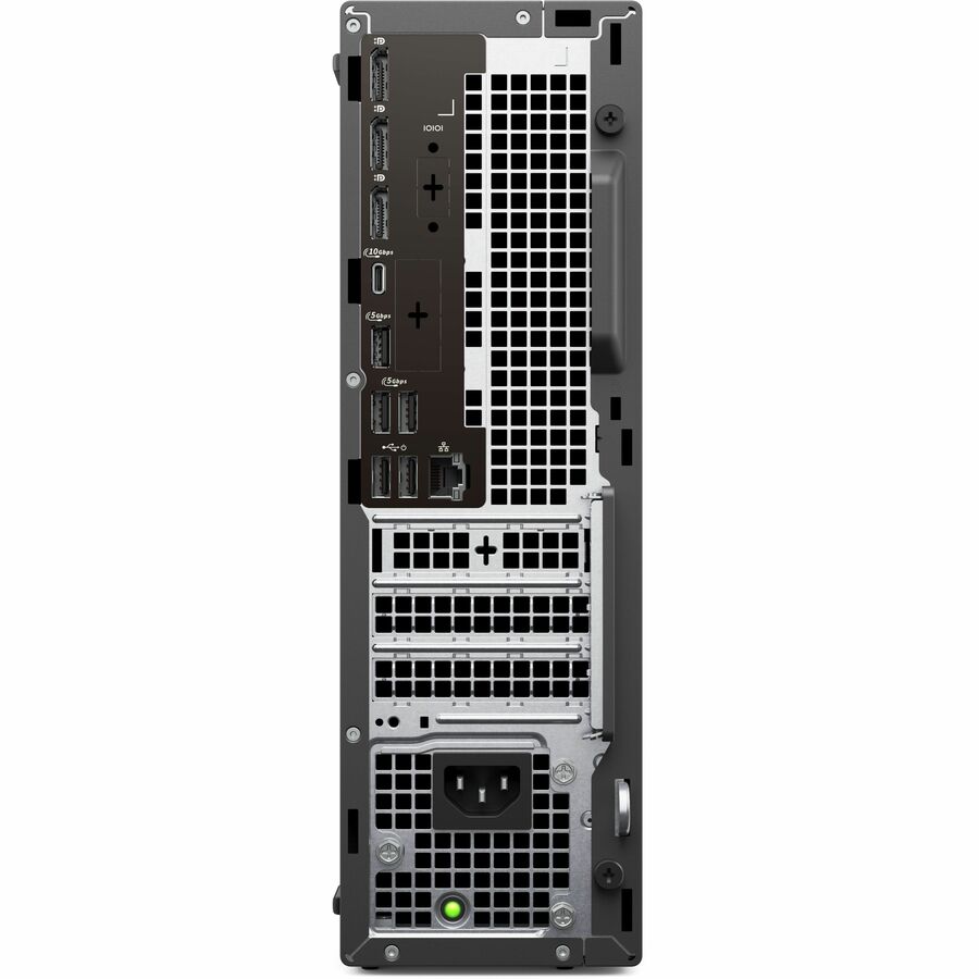 Rear Image for Dell Pro Max FCS1250 Desktop Computer - Intel Core Ultra 5 235 - 16 GB - 512 GB SSD - Slim PC - Black