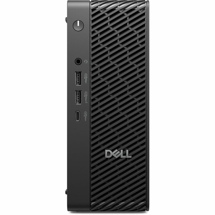 Front Image for Dell Pro Max FCM2250 Desktop Computer - Intel Core Ultra 7 265 - vPro Technology - 32 GB - 512 GB SSD - Micro PC - Standard Black