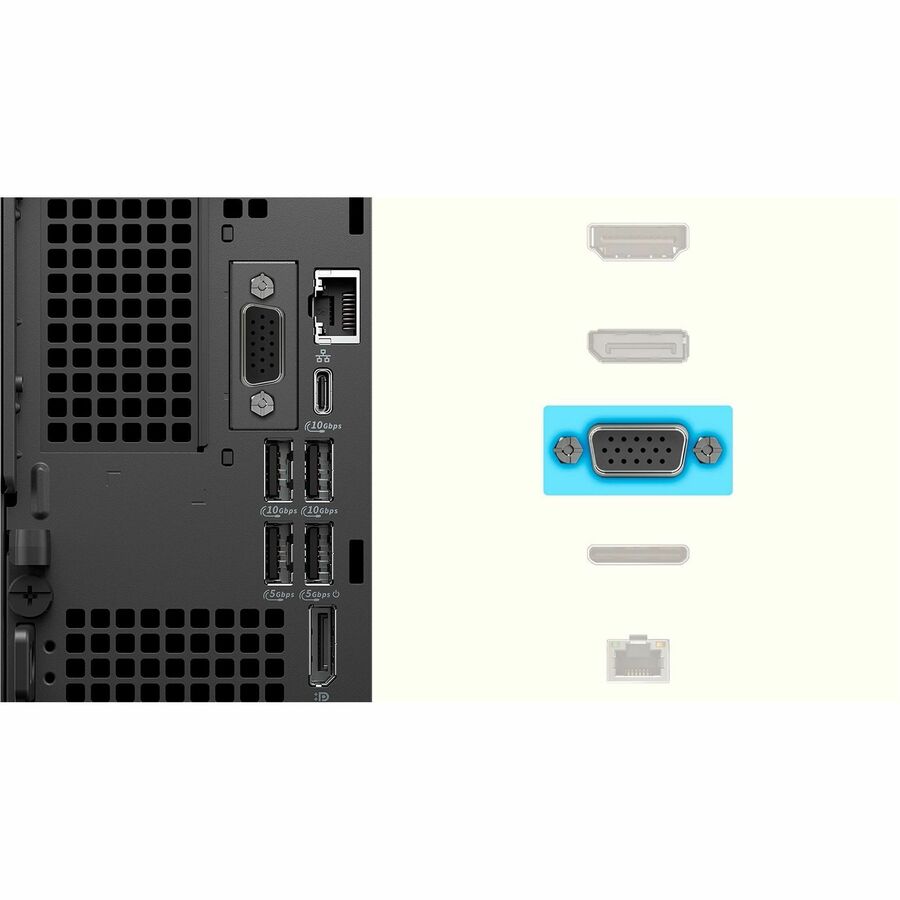 Alternate-Image3 Image for Dell Pro Max FCM2250 Desktop Computer - Intel Core Ultra 7 265 - vPro Technology - 32 GB - 512 GB SSD - Micro PC - Standard Black