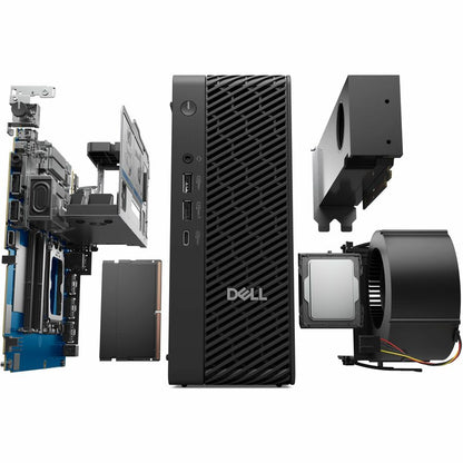 Alternate-Image1 Image for Dell Pro Max FCM2250 Desktop Computer - Intel Core Ultra 7 265 - vPro Technology - 16 GB - 512 GB SSD - Micro PC - Black