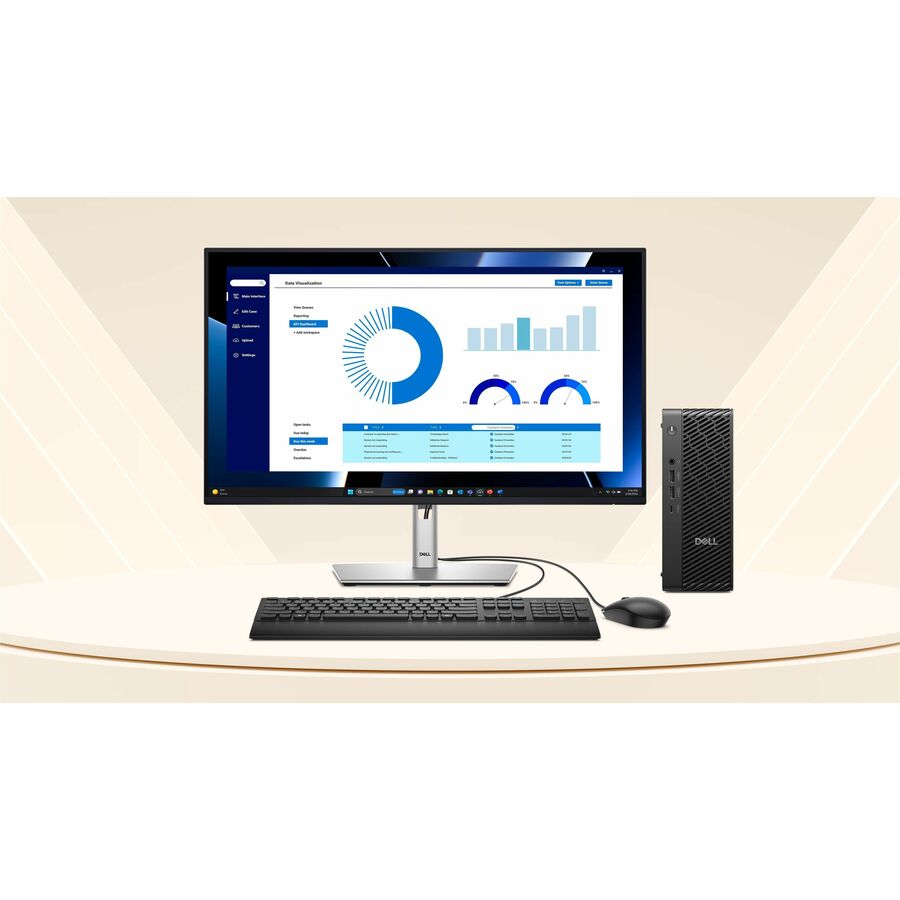 Alternate-Image2 Image for Dell Pro Max FCM2250 Desktop Computer - Intel Core Ultra 7 265 - vPro Technology - 16 GB - 512 GB SSD - Micro PC - Black