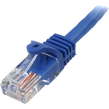 Alternate-Image1 Image for StarTech.com 6 ft Blue Snagless Cat5e UTP Patch Cable