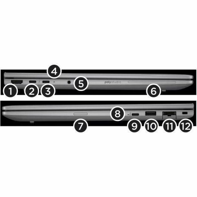 Alternate-Image3 Image for HP ZBook 8 G1i 14" Mobile Workstation - 2.5K - 120 Hz - Intel Core Ultra 9 285H - vPro Technology - 64 GB - 1 TB SSD - English Keyboard - Meteor Silver