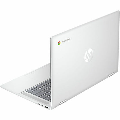 Top Image for HP Chromebook x360 14b-cd0000 14b-cd0601ds 14" Touchscreen Convertible 2 in 1 Chromebook - HD - Intel N-Series N100 - 4 GB - 128 GB Flash Memory - Glacier Silver