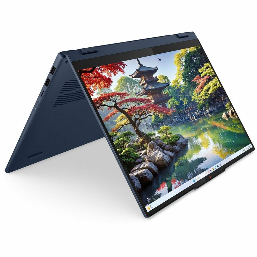 Alternate-Image1 Image for Lenovo IdeaPad 5 16IAL10 83KS001MUS 16" Touchscreen Convertible 2 in 1 Notebook - WUXGA - 60 Hz - Intel Core Ultra 7 255U - 16 GB - 512 GB SSD - English (US) Keyboard - Cosmic Blue