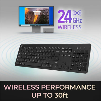 Alternate-Image7 Image for Adesso 2.4Ghz Wireless Scissor Switch Desktop Keyboard