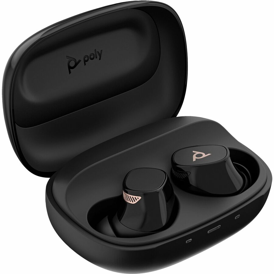 Alternate-Image10 Image for Poly Voyager Free 20 Black Earbuds + Basic Charge Case