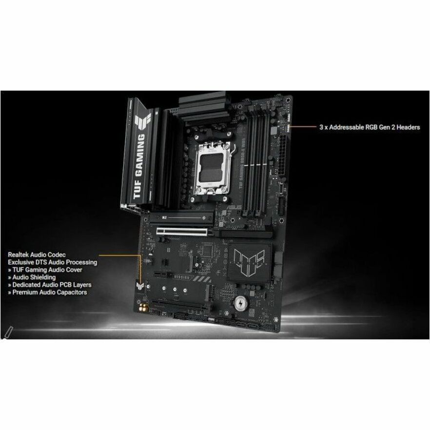 Alternate-Image3 Image for TUF GAMING B850-E WIFI Gaming Desktop Motherboard - AMD B850 Chipset - Socket AM5 - ATX