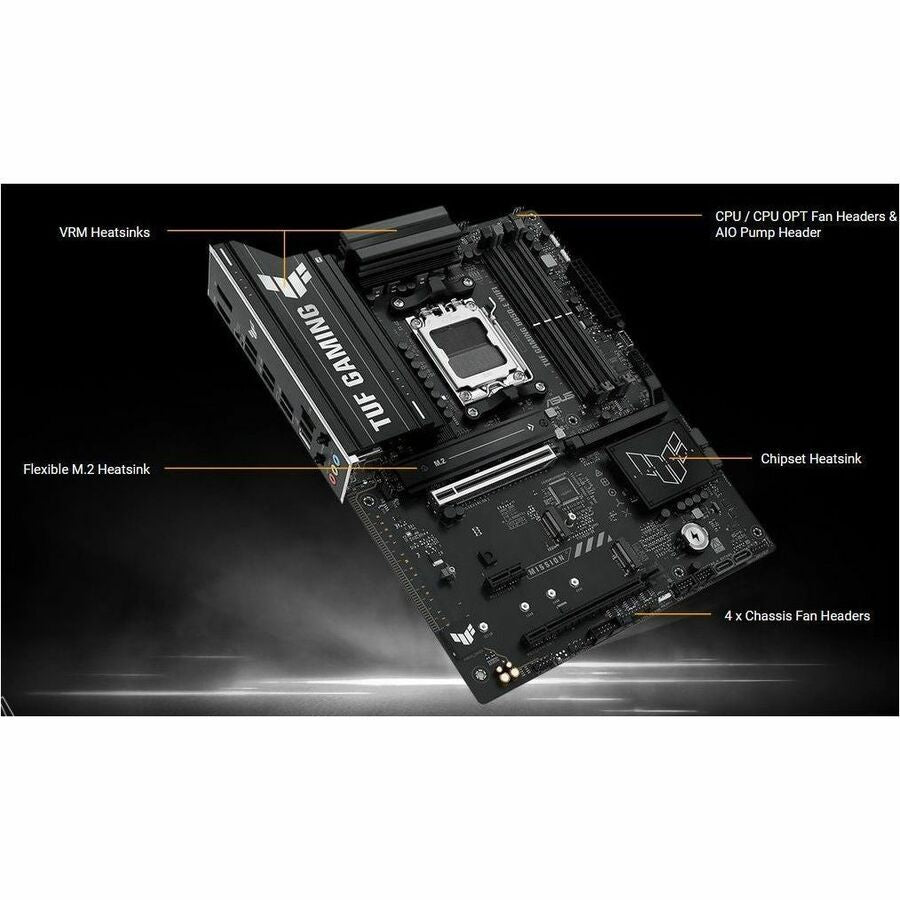 Alternate-Image2 Image for TUF GAMING B850-E WIFI Gaming Desktop Motherboard - AMD B850 Chipset - Socket AM5 - ATX