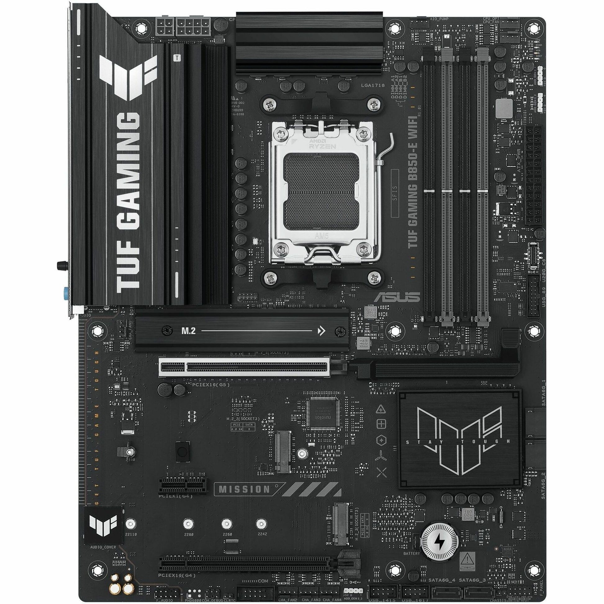 Main Image for TUF GAMING B850-E WIFI Gaming Desktop Motherboard - AMD B850 Chipset - Socket AM5 - ATX