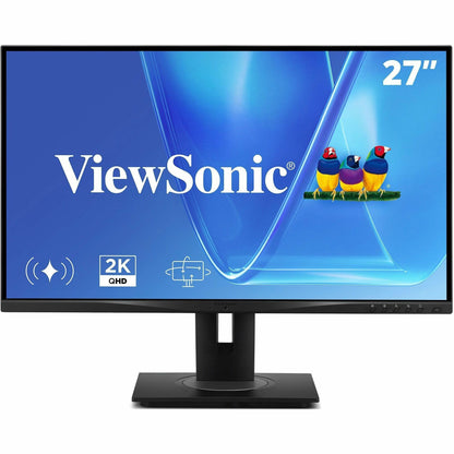 Main Image for ViewSonic VG2748A-2K 27 Inch 1440p Monitor, IPS with Ambient Light Sensor and Privacy Alert for Smooth Home and Office Productivity, Advanced Ergonomics, HDMI, USB Hub, and DisplayPort Inputs