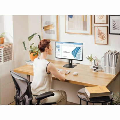 Life-Style Image for ViewSonic VG2748A-2K 27 Inch 1440p Monitor, IPS with Ambient Light Sensor and Privacy Alert for Smooth Home and Office Productivity, Advanced Ergonomics, HDMI, USB Hub, and DisplayPort Inputs