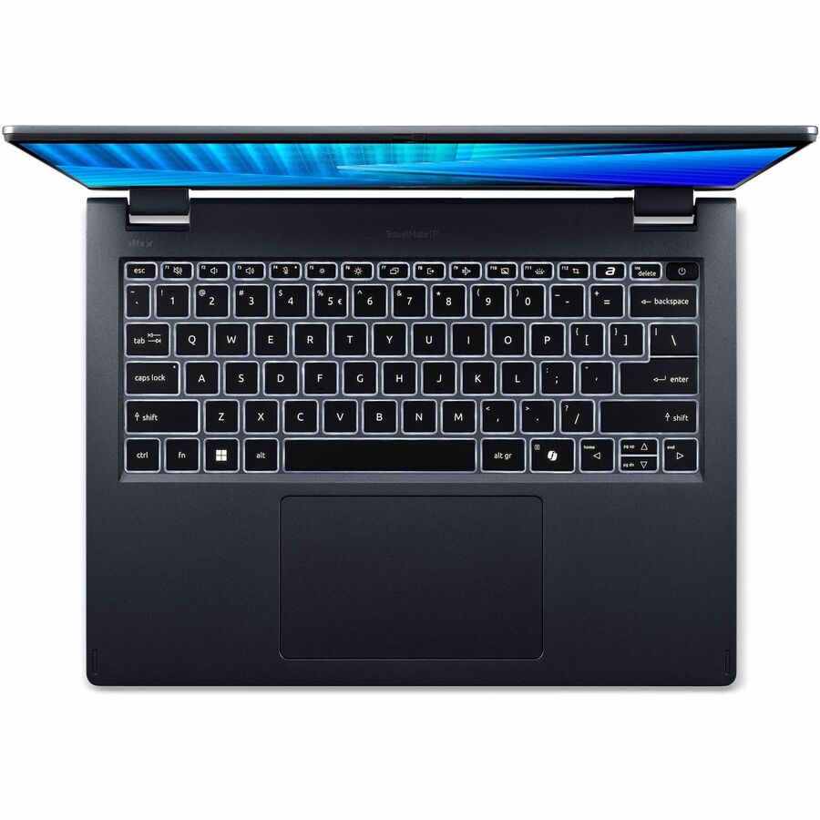 Alternate-Image5 Image for Acer TravelMate P4 Spin 14 TMP414RN-55 TMP414RN-55-79AM 14" Touchscreen Convertible 2 in 1 Notebook - WUXGA - 60 Hz - Intel Core Ultra 7 255U - 16 GB - 1 TB SSD - English Keyboard - Blue