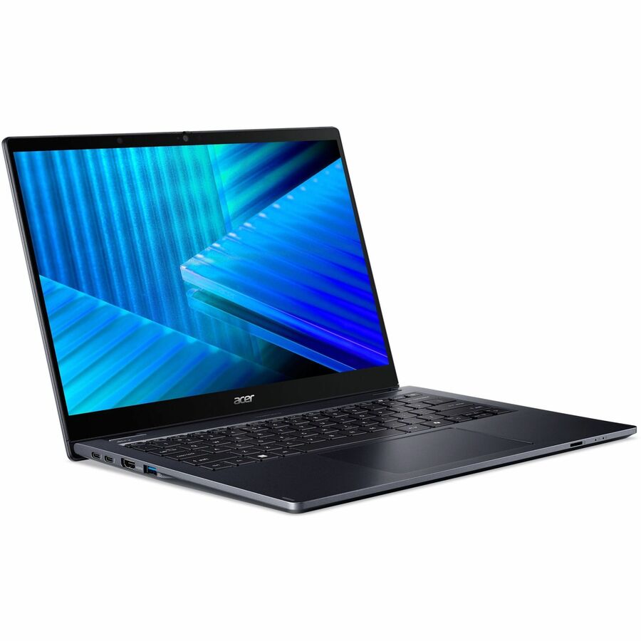 Alternate-Image1 Image for Acer TravelMate P4 Spin 14 TMP414RN-55 TMP414RN-55-79AM 14" Touchscreen Convertible 2 in 1 Notebook - WUXGA - 60 Hz - Intel Core Ultra 7 255U - 16 GB - 1 TB SSD - English Keyboard - Blue