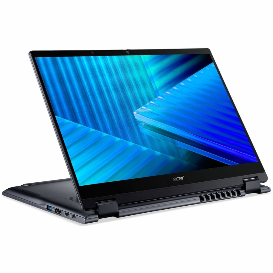 Alternate-Image3 Image for Acer TravelMate P4 Spin 14 TMP414RN-55 TMP414RN-55-79AM 14" Touchscreen Convertible 2 in 1 Notebook - WUXGA - 60 Hz - Intel Core Ultra 7 255U - 16 GB - 1 TB SSD - English Keyboard - Blue